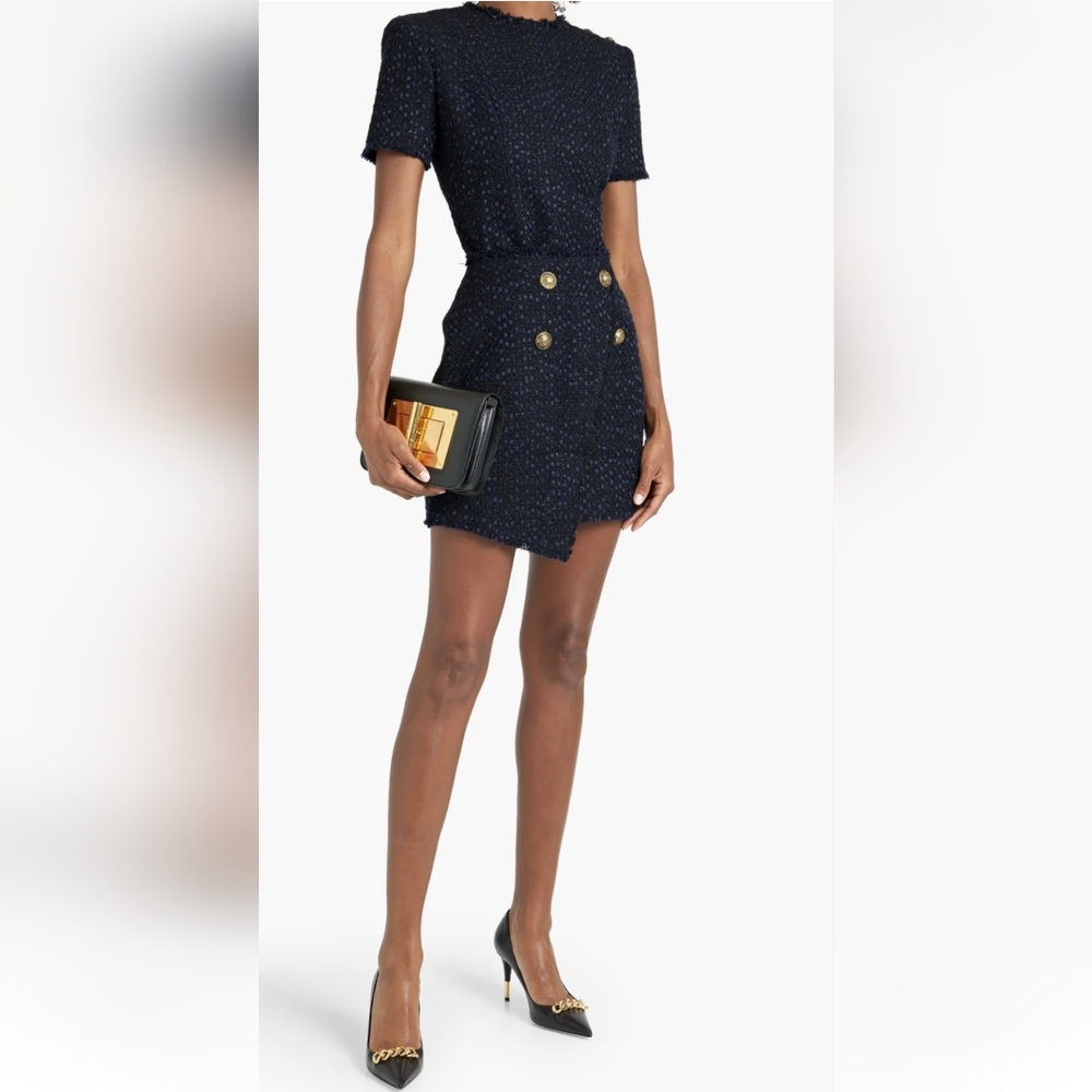 Balmain Tweed Skirt